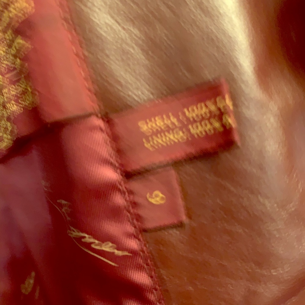 Etienne Aigner Leather Jacket size 9 Vintage